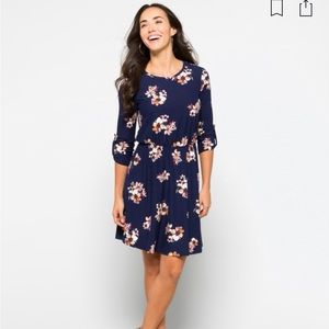 French Grey Murphy brushed knit dress size small